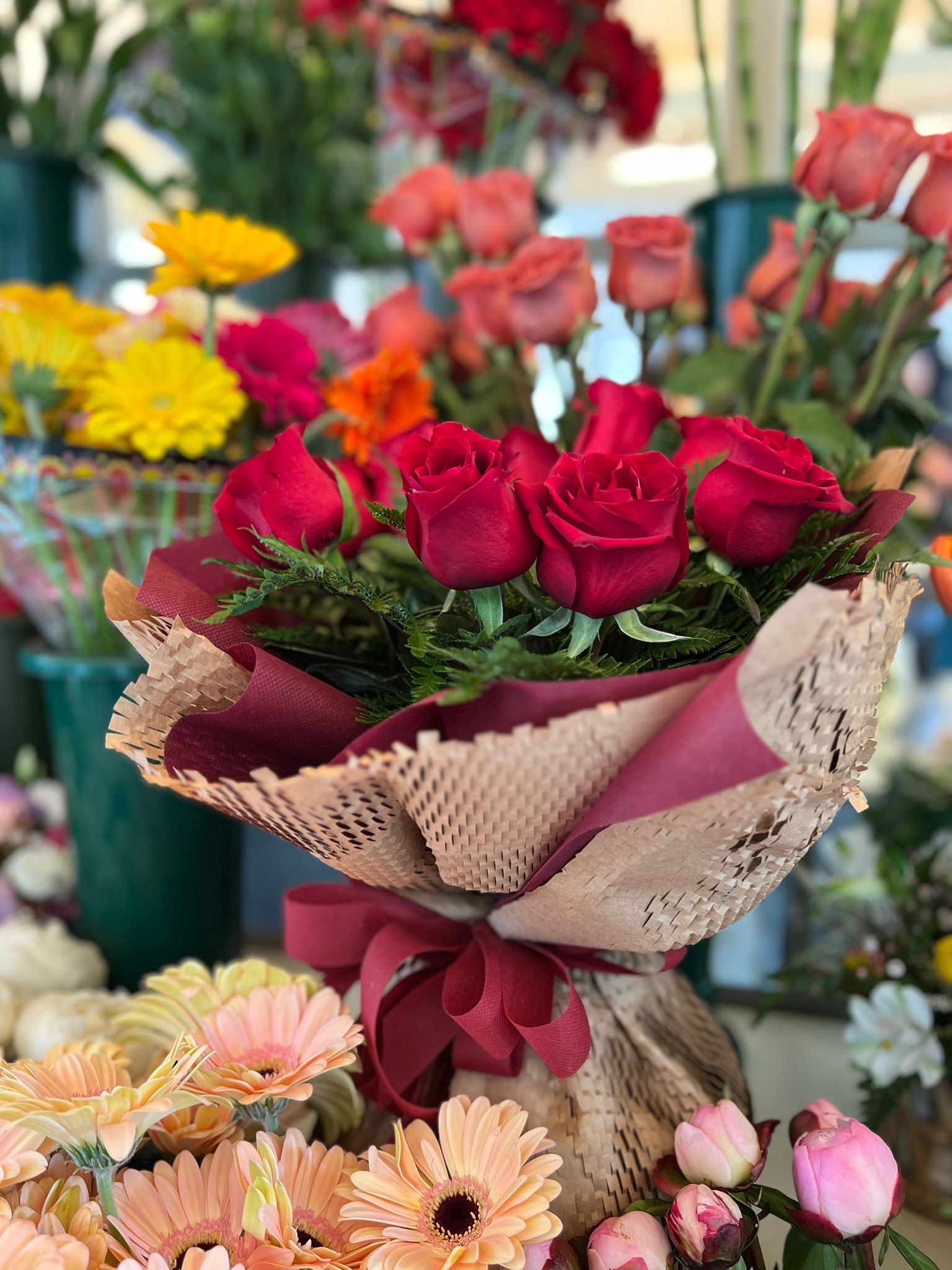 Bouquet Rose Rosse - immagine 3