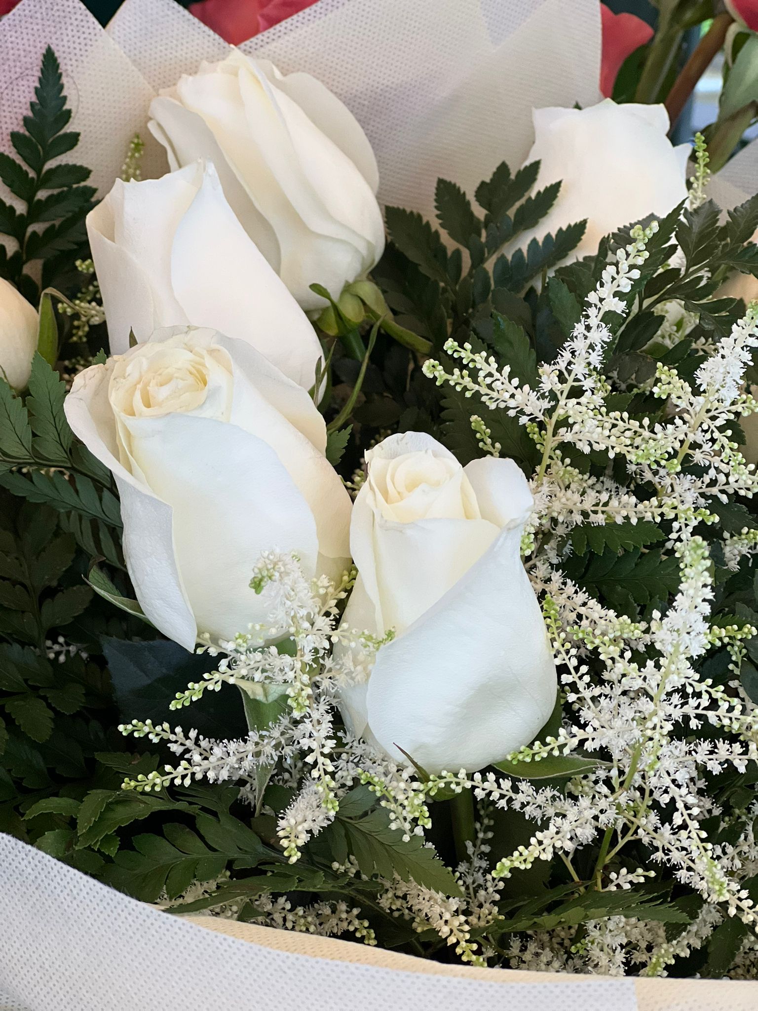 Bouquet Rose Bianche - immagine 2